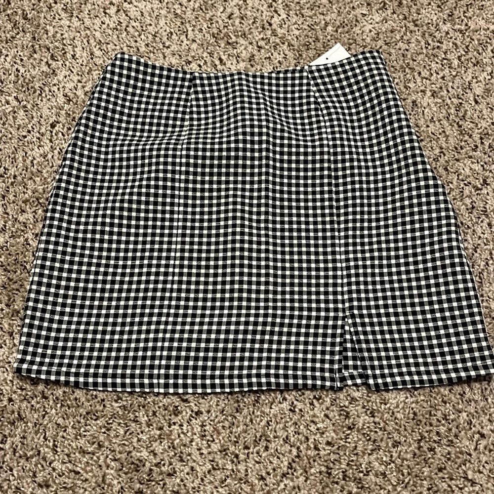 forever 21 checkered skirt